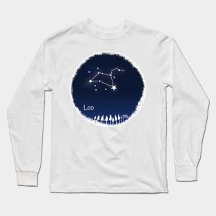 Leo horoscope - zodiac - tarot reading Long Sleeve T-Shirt